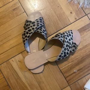 Total Relaxation sandals-Cheetah Print Slip Ons By Seychelles
